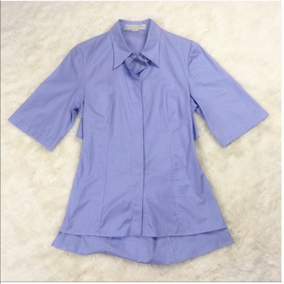 Stella McCartney Tops - Stella McCartney Open Back Button Down Shirt IT 40